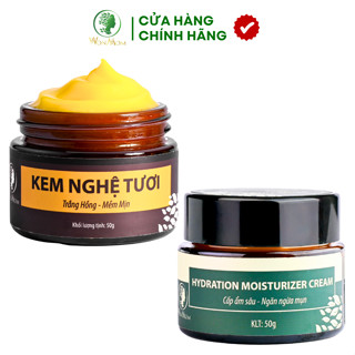 Combo Kem Dưỡng Trắng Da Ban Ngày Và Ban Đêm WonMom ( 1 Kem Nghệ Tươi + 1 Kem Cấp Ẩm )