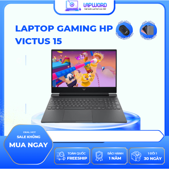 Laptop gaming HP Victus 15-fb1023AX - 94F20PA - Bảo hành 12 tháng