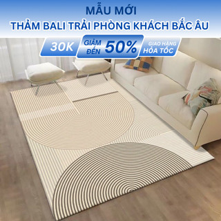   Hỏa Tốc  Thảm trải sàn phòng khách phòng ngủ bali nỉ lì bắc âu 5D thảm chân giường cỡ 1m2x1m6 1m4x2m,1m6x2m3 2mx3m 