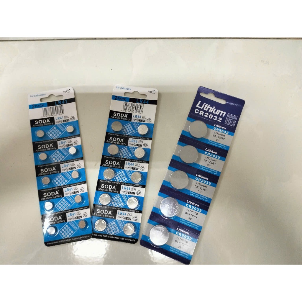 Pin cúc LR44, LR41 và CR 2032