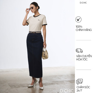 D.CHIC Chân váy Jean dáng dài,túi bổ cơi, xẻ sau KHÔNG KÈM DÂY LƯNG MS:388039
