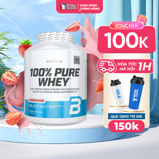 Sữa Tăng Cơ Cao Cấp BioTechUSA 100% Pure Whey 2.27kg (81 Serving) Chính Hãng