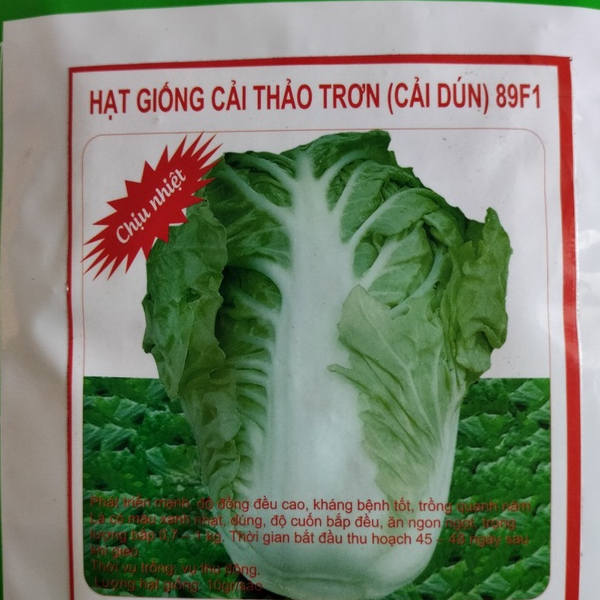 Hạt giống Cải Thảo Trơn( Dún) 5gr