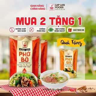Nước Cốt Phở Bò LapLan Foods - Gói 150g - Thơm ngon chuẩn vị không cần nêm nếm