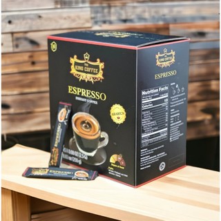 Cà Phê Hòa Tan King Coffee Espresso Hộp 250G - Ngon chuẩn ly cà phê Ý