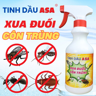 Xua đuổi côn trùng ASA - Xịt đuổi gián, kiến, ruồi, muỗi với Long Não và Tinh dầu thiên nhiên