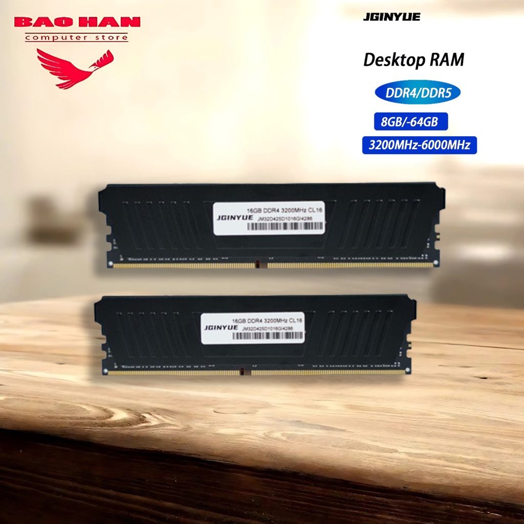 Ram DDR4 16GB Bus 3200 JGINYUE hàng mới 100% BH 36 Tháng Đổi Mới