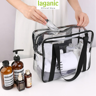  Túi xách trong suốt du lịch công tác gym fitness túi đựng đồ vệ sinh cá nhân túi PVC unisex to cho nam nữ LG216 