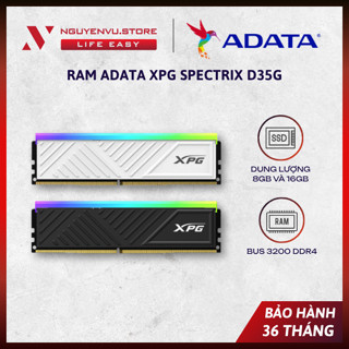 [CHÍNH HÃNG] Ram Adata XPG Spectrix D35G 8Gb / D35G 16Gb RGB Bus 3200 DDR4