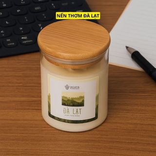  Nến thơm AGAYA Candle Cup hương gỗ thông,bách tùng,rêu và hoàn đàn - Mùi ĐÀ LẠT 