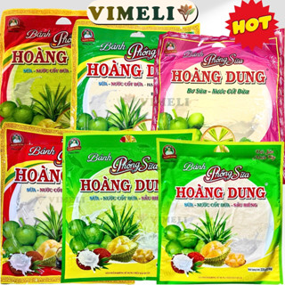 Bánh Phồng Sữa Dừa Hoàng Dung Sầu Riêng - Bánh Tráng Sữa Dừa Lá Dứa Sầu Riêng Đặc Sản Việt Nam - Bánh Tráng VIMELI