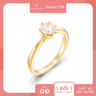 Nhẫn Nữ NDINO19 Vàng Tây Huy Thanh Jewelry