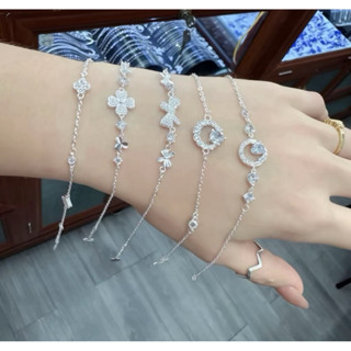 (tặng hộp) lắc tay bạc ta cho nữ nhẹ nhàng-chọn mẫu theo số, ảnh thật | Bạc Đẹp Hải Hạnh