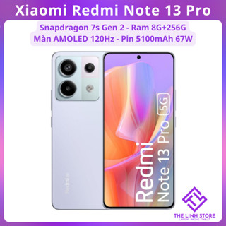 Điện thoại Xiaomi Redmi Note 13 Pro 5G - Snapdragon 7s Gen 2