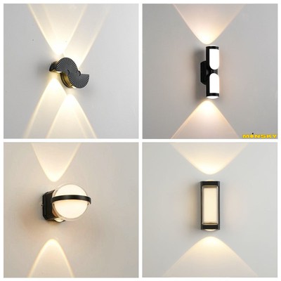 Đèn hắt tường led MONSKY OCEAN hiện đại trang trí nội ngoại thất - dùng bóng LED vàng chuyên dụng