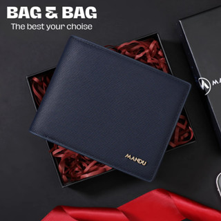 [Tặng Kèm Hộp ] Ví Nam Cao Cấp Full Hộp MANDU, Ví Nam Nhiều Ngăn Tiện Dụng, Sang Trọng HC5302-010