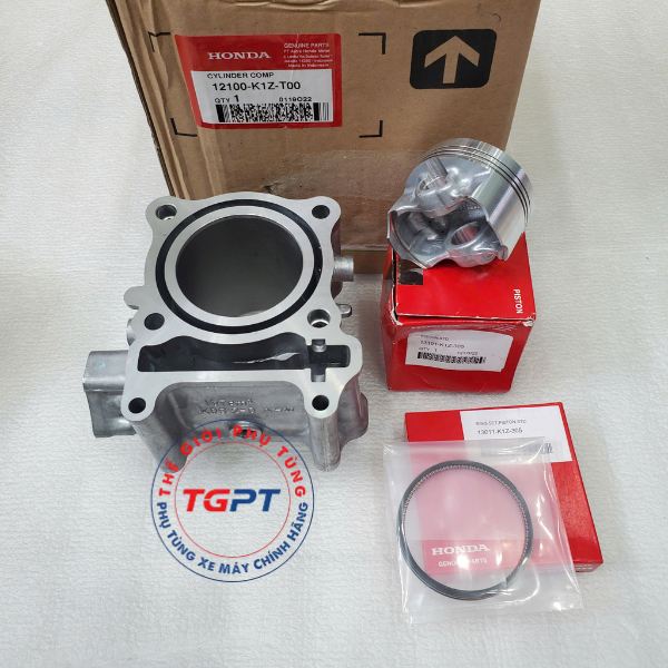 Nòng piston bạc Vario 160, Click 160, PCX 160 - 13101-K1Z-305/ 13011-K1Z-305/ 12100-K1Z-T00