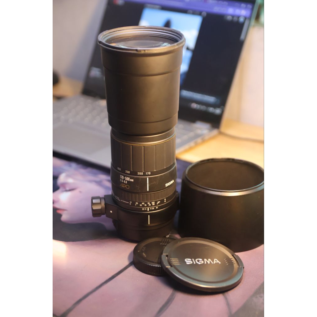 lens canon ef sigma 170-500mm tele đẹp - hàng mới về - duy nhất 1 - Ống kính Canon EF