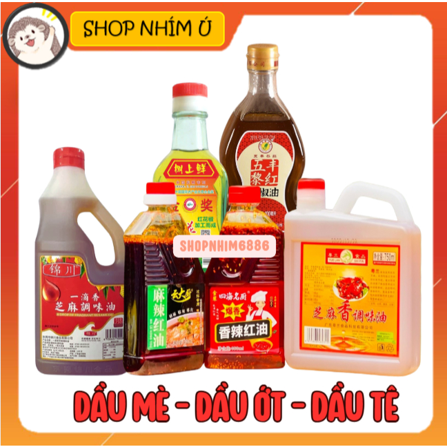 Dầu Mè, Dầu Tê, Dầu Ớt Trung Quốc