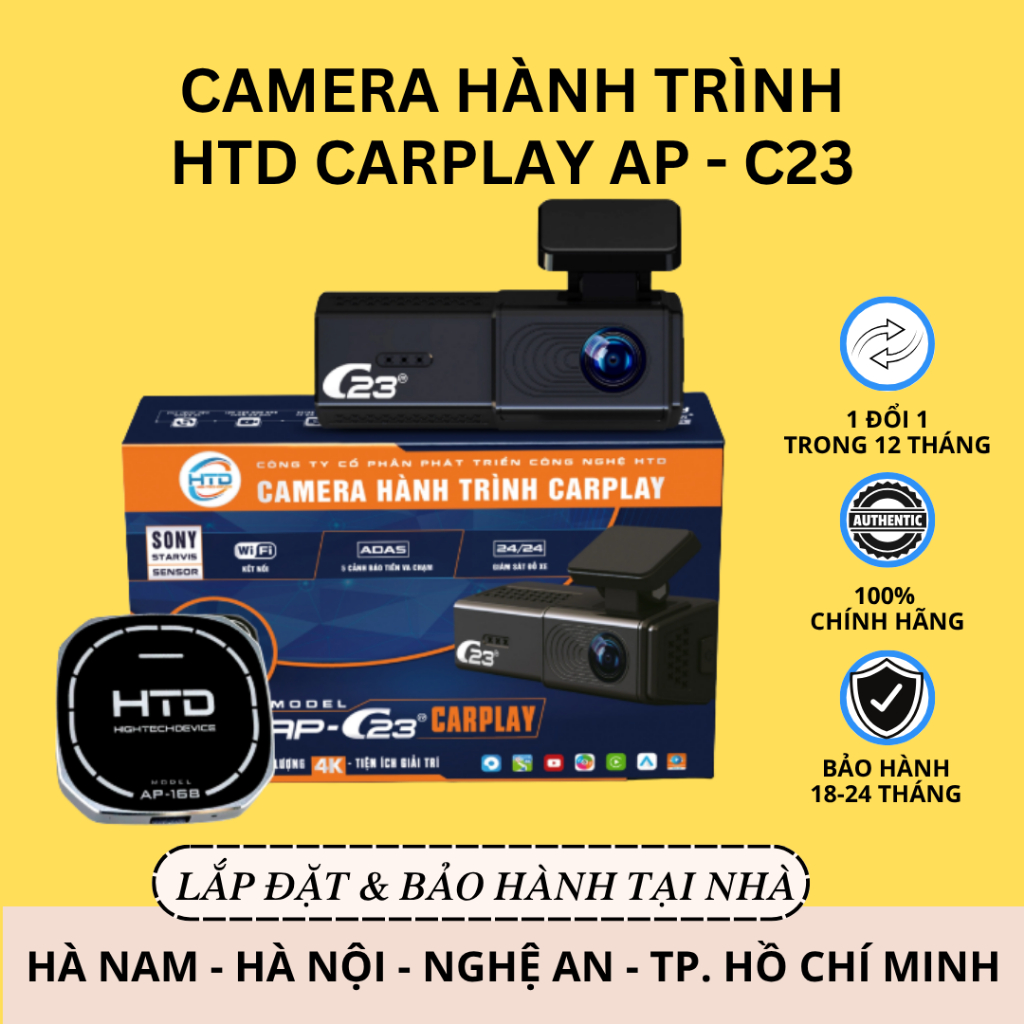Camera  hành trình HTD Carplay AP - C23