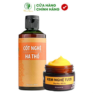 Bộ Dưỡng Trắng Hồng Da Mặt Và Sáng Da Body Ở Cữ WonMom ( 1 Kem Nghệ Tươi + 1 Cốt Nghệ Hạ Thổ)