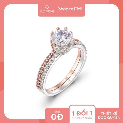 Nhẫn Nữ NDINO228 Vàng Tây 14k Huy Thanh Jewelry