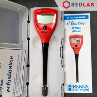 Bút đo pH nước cầm tay Hanna HI98103, đo từ 0.0 đến 14.0 pH, 1 số lẻ, bảo hành 6 tháng