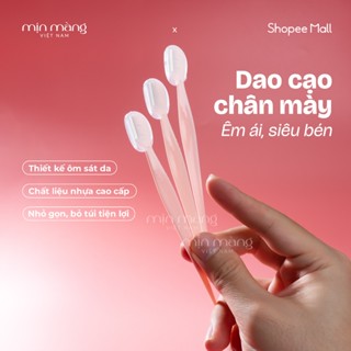 Dao Cạo Lông Mày MỊN MÀNG Cán Dài Cạo Tỉa Râu Tiện Lợi, Thiết Kế Thông Minh Siêu Bén, Không Đau Rát