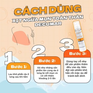 Xịt mụn toàn thân Decumar Advanced 100ml