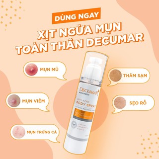 Xịt mụn toàn thân Decumar Advanced 100ml