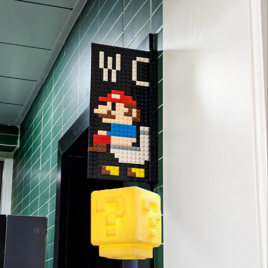 ( Sẵn 1 số ploai) Gói Vật Liệu Lego Mario Phòng Vệ Sinh Decor Phòng