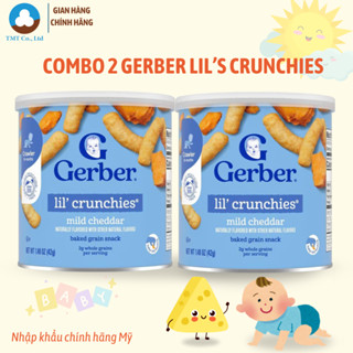 Combo 2 hộp Bánh Ăn Dặm Nestle Gerber Lil's Crunchies