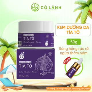 [ Mẫu Mới ] Kem Dưỡng Trắng Da Chiết Xuất Từ Lá Cây Tía Tô Cỏ Lành 50gram