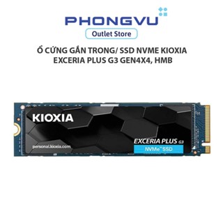 Ổ cứng gắn trong/ SSD NVMe KIOXIA EXCERIA PLUS G3 Gen4x4, HMB - Bảo hành 60 tháng