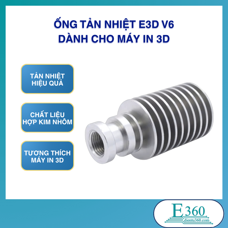 Ống Tản Nhiệt E3D V6 / V5 Dành Cho Máy In 3D