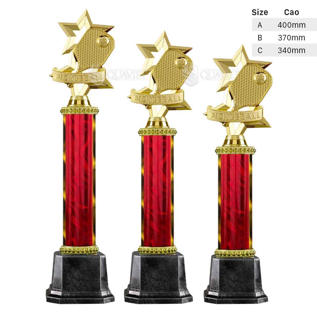 Cúp tháp Pickleball Quà Việt - JC0007R/JC0007G - Cúp Pickleball