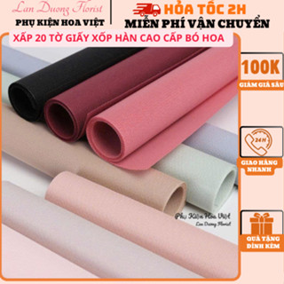  Xấp 20 Tờ Giấy Xốp Hàn Cao Cấp  KT 58x58cm  không thấm nước chuyên dùng Gói Hoa - Bọc Quà sang trọng 
