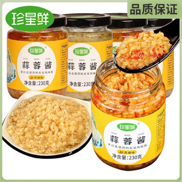 Sốt Tỏi Băm Thơm Ngon Hũ 230gr