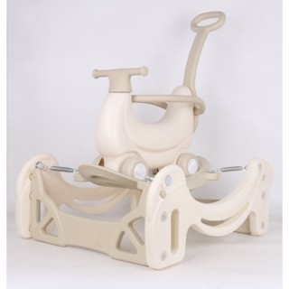 Ngựa bập bênh cho bé   3in 1 đa chức năng thông minh vừa bập bênh vừa chòi chân