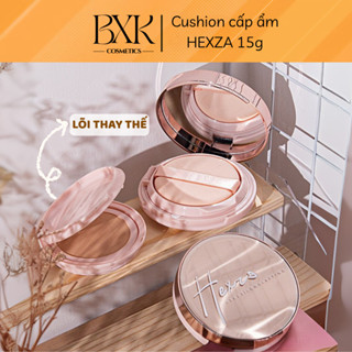 [KÈM LÕI] Cushion Cấp Ẩm KIềm Dầu Lâu Trôi Hexze 15g, Phấn Nước Mỏng Nhẹ, Chống Nước Nâng Tone