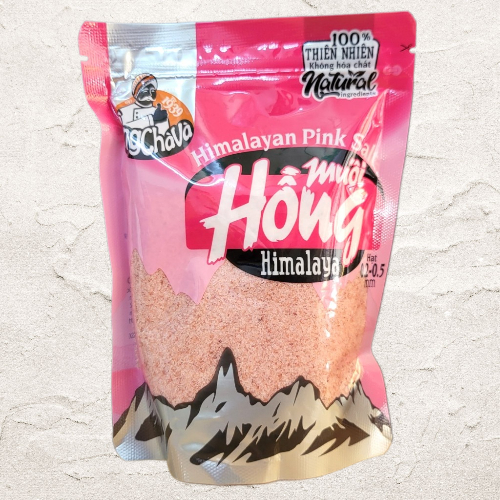 ÔNG CHÀ VÀ < túi 325g > MUỐI HỒNG TỰ NHIÊN HIMALAYA / PAKISTAN / Himalayan Pink Salt