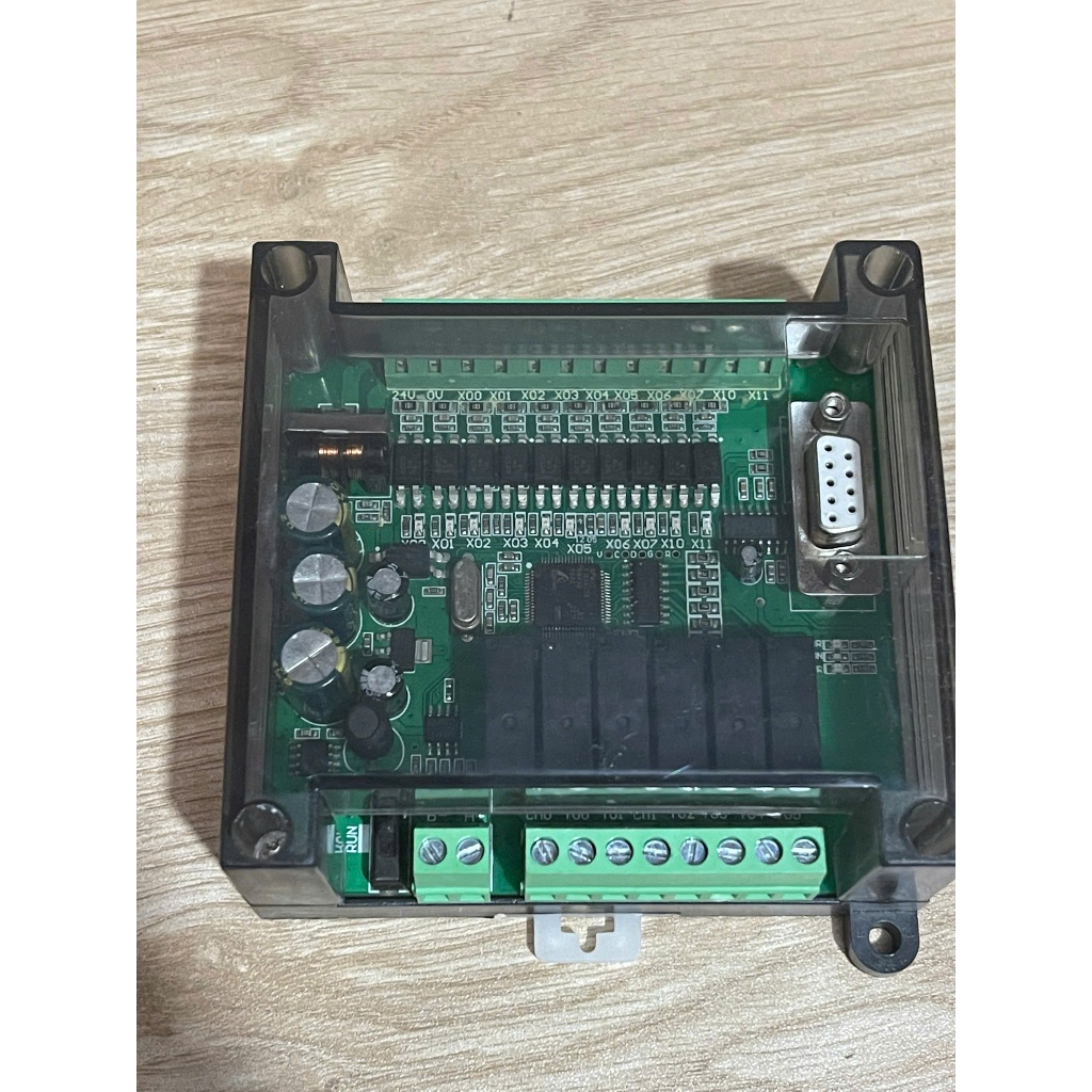 Bo Mạch lập trình PLC Mitsubishi FX2N-16MR 10X6Y 485 MT MR FX1N FX3U 16MT 16MR HB2N RS232 RS485 GX D