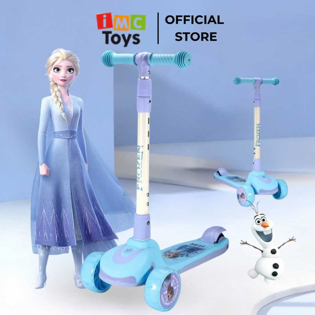 Xe scooter cho bé chính hãng Spider Man Disney, bánh xe phát sáng chịu lực 50kg cho bé từ 3 tuổi