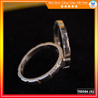  Nhẫn bạc ta Thánh Giá TS0286 cho nam - Quà tặng Công Giáo 