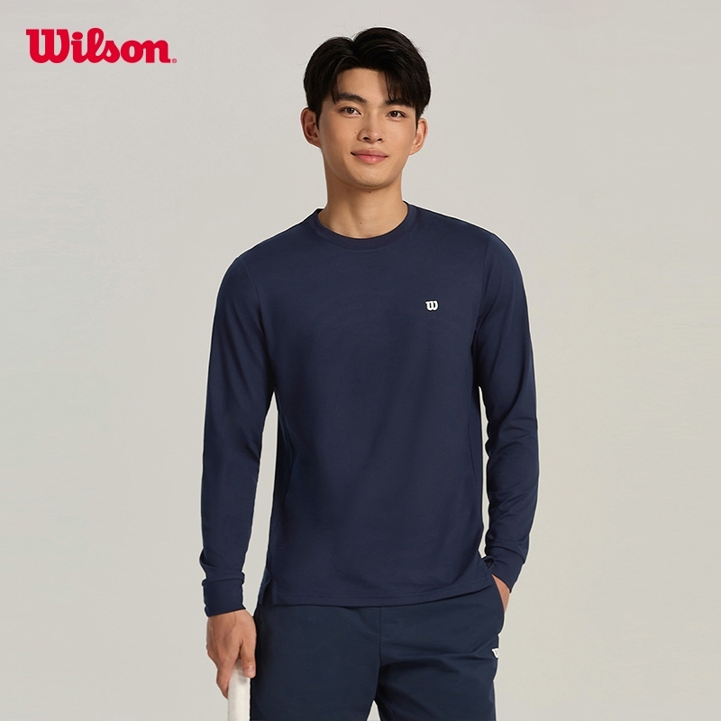 [ĐỘC QUYỀN ONLINE] Wilson Men Long Sleeve Tee Áo Dài Tay Thể Thao Nam WM20022432