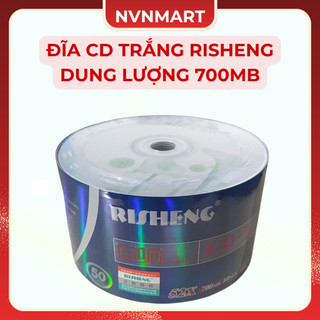 Đĩa trắng, Đĩa CD trắng Risheng hộp 50 cái dung lượng 700mb