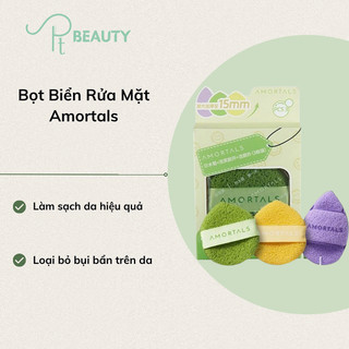 Bông mút bọt biển rửa mặt Amortals