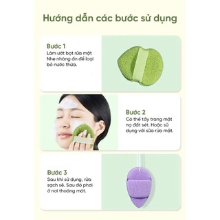 Bông mút bọt biển rửa mặt Amortals