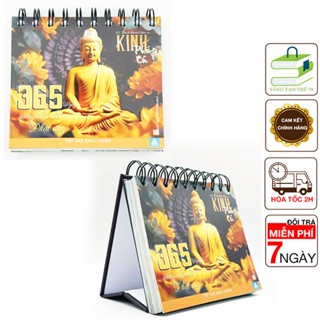 Sách - Kinh Pháp Cú - 365 Ngày Sống Theo Lời Phật Dạy ( Kiểu Lò Xo Để Bàn )