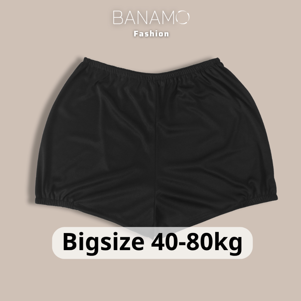 Quần chống lộ BIGSIZE Banamo Fashion quần mặc trong váy chất habutai co dãn thoải mái 698